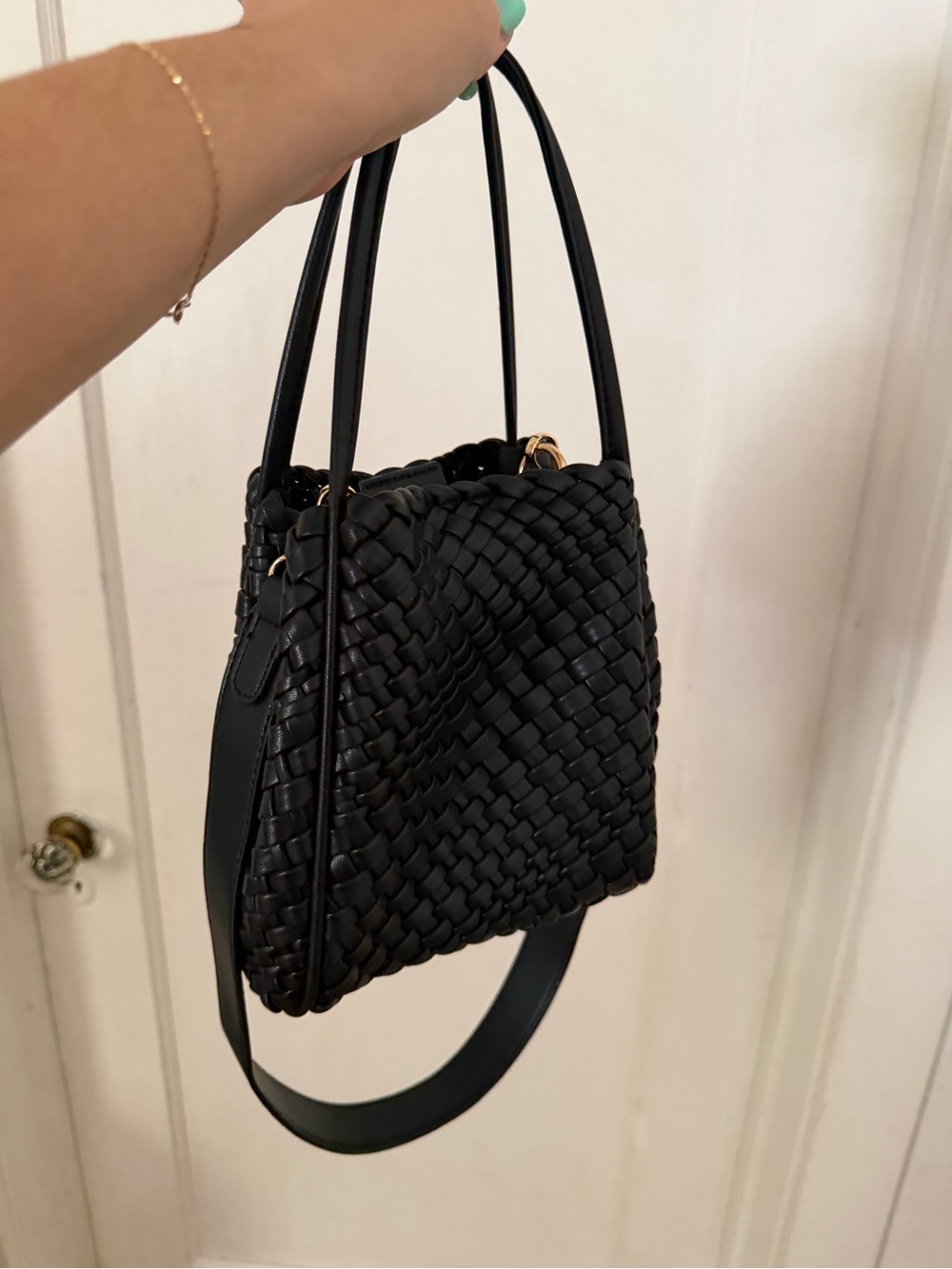 Anthropologie Hollace Woven Tote Bag